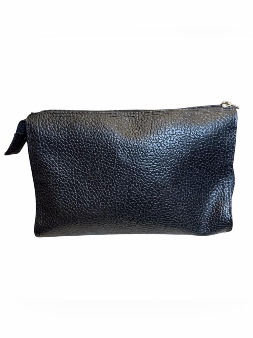 Vintage Dooney & Bourke Black Pebbled Leather Travel Makeup Toiletries Pouch - Picture 5 of 9